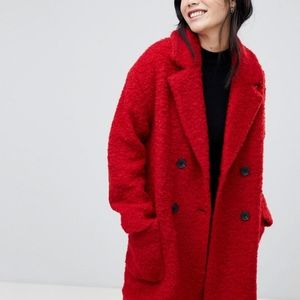 Bershka Teddy Bear Coat